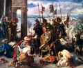 The Entry of the Crusaders into Constantinople, Delacroix, 1841 O5HP199